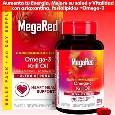 ACEITE DE KRILL ANTARTICO CON OMEGA-3 Y ASTAXANTINA